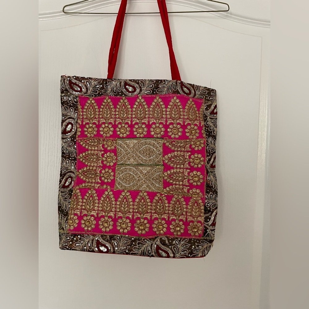 Hand made lmported Indian style handbag